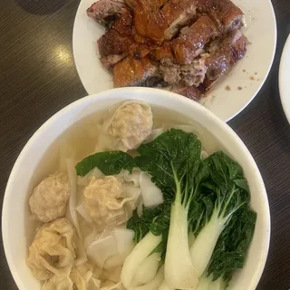 M6. Roast Duck with Wonton Noodle Soup