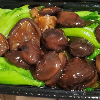 102. Braised Mustard Green with Mushroom