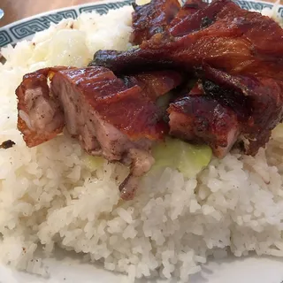 164. Roast Duck over Rice Plate