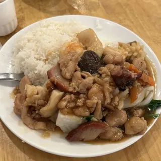 170. House Combination over Rice Plate