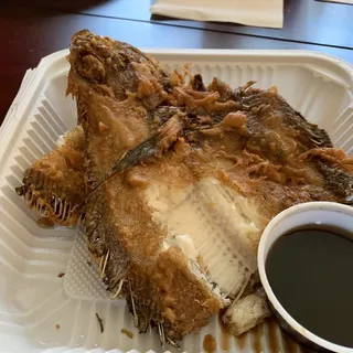 52. Deep Fried Whole Flounder