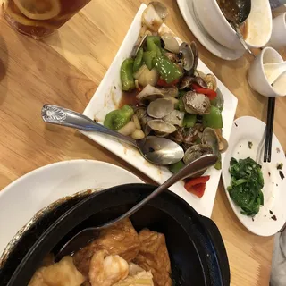 53. Clams with Black Bean Sauce