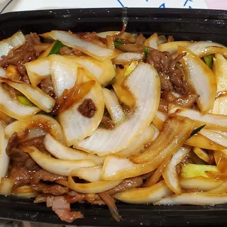 72. Beef with Ginger and Green Onion