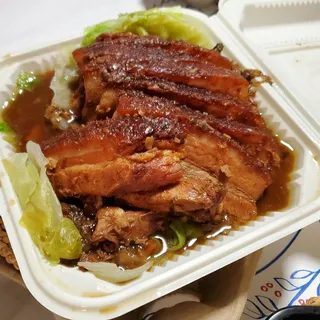 96. Stew Pork Belly in Clay Pot