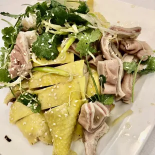 Chicken &amp; pig stomach w/wasabi sauce $22.95