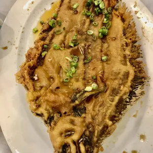 Deep fried flounder $17.95