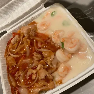 74. Prawn with Creamy Milk Sauce Fried Rice