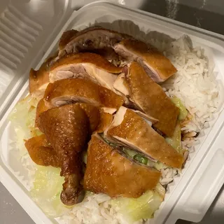 4. Soy Sauce Chicken over Rice Plate