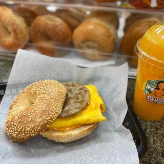 Sausage Bagel