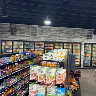 the inside of a grocery store