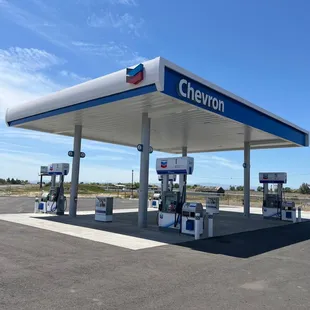 a chevron gas station