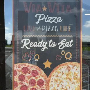 They also have hot and ready to eat  pizzas to go