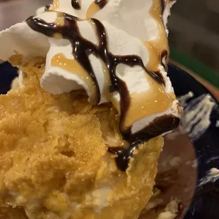 Fried ice cream