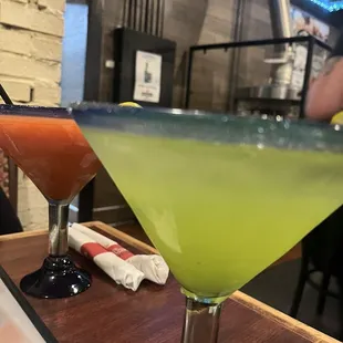 Grande House Margaritas strawberry / midori melon