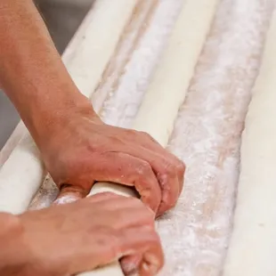 Hand crafted gourmet rugulach - a flaky and delicately sweetened pastry.