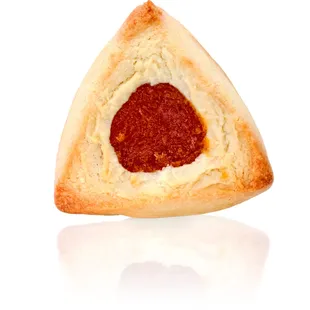 Hamentashen available in 7 different flavors: Apricot Cherry Chocolate-Apricot Chocolate-Raspberry Lemon Raspberry Strawberry