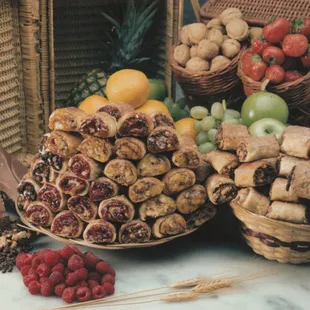 Check out that spread! Rugulach in 21 flavors. Assorted gift boxes online. Cinnamon Walnut, Chocolate, Raspberry, Date, Poppy-seed etc