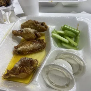 Garlic Parmesan wings