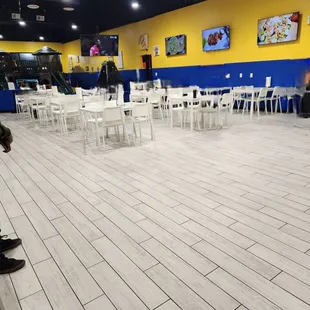 interior, sushi and sashimi