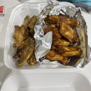 Left = Hawaiian jerk, right = hot gold