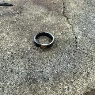 Ring right after soldering
