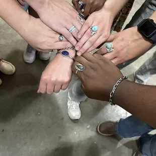 The ring creations of my group