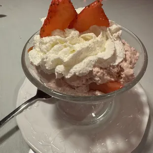 Strawberry mousse