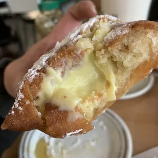 Vanilla filled beignet