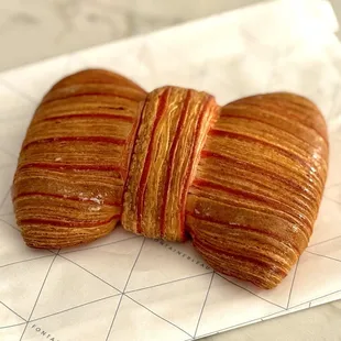 Raspberry Bowtie Croissant