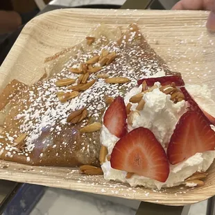 Strawberries Crepe