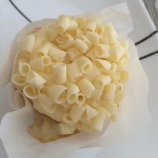 White chocolate cupcake