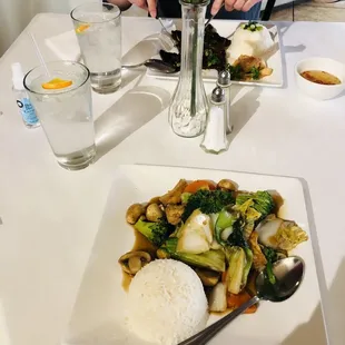 They have vegetarian options.