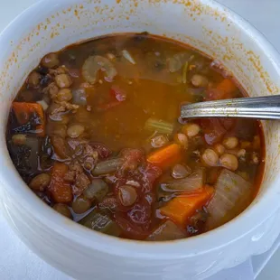 Excellent lentil soup