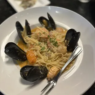 Seafood pasta