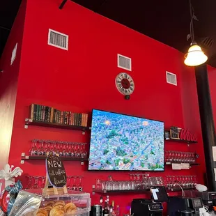 Front counter area