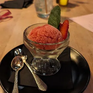House made sorbet.  I am speechless. I'd come here just for this