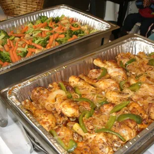 Baked chicken in creole sauce