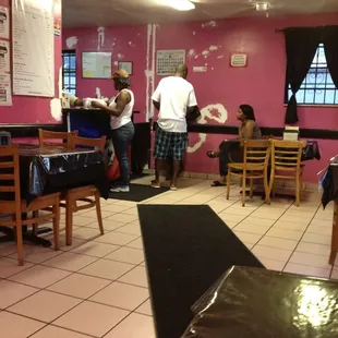 people in a restaurant