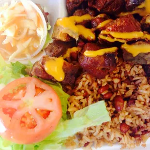 a plate of food