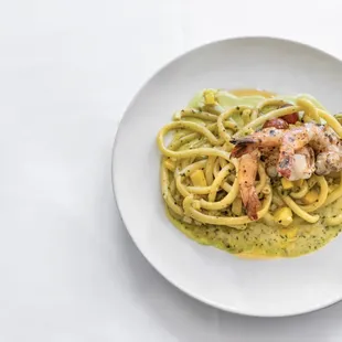 Shrimp Bucatini Pasta