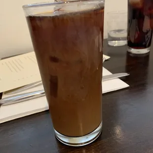 Iced coffee