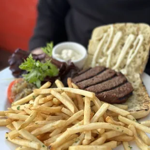 impossible burger (vegetarian)