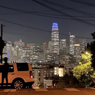 The view from their outdoor patio