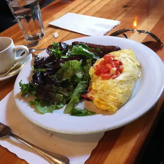 Chicken Apple Sausage Omelette Brunch