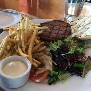 impossible burger (vegetarian)