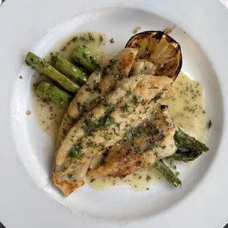 pan seared petrale sole meuniere