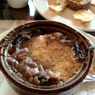 French Onion Soup ($6). Good but not as cheesy as the original one in Potrero Hill.