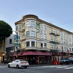 There it is on the corner