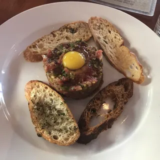 Beef Tartare and Dijon Mustard