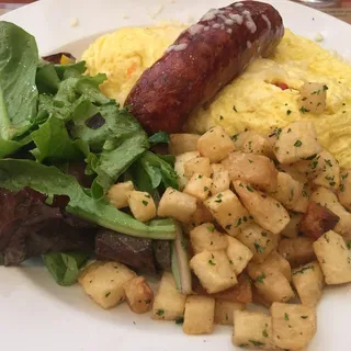 Chicken Apple Sausage Omelette Brunch